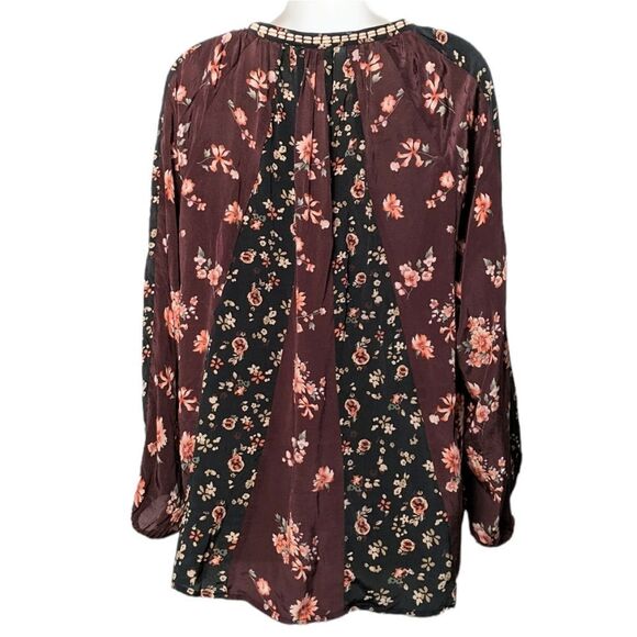 TOLANI Belle Jardin Boho Floral Blouse XL - Picture 6 of 8